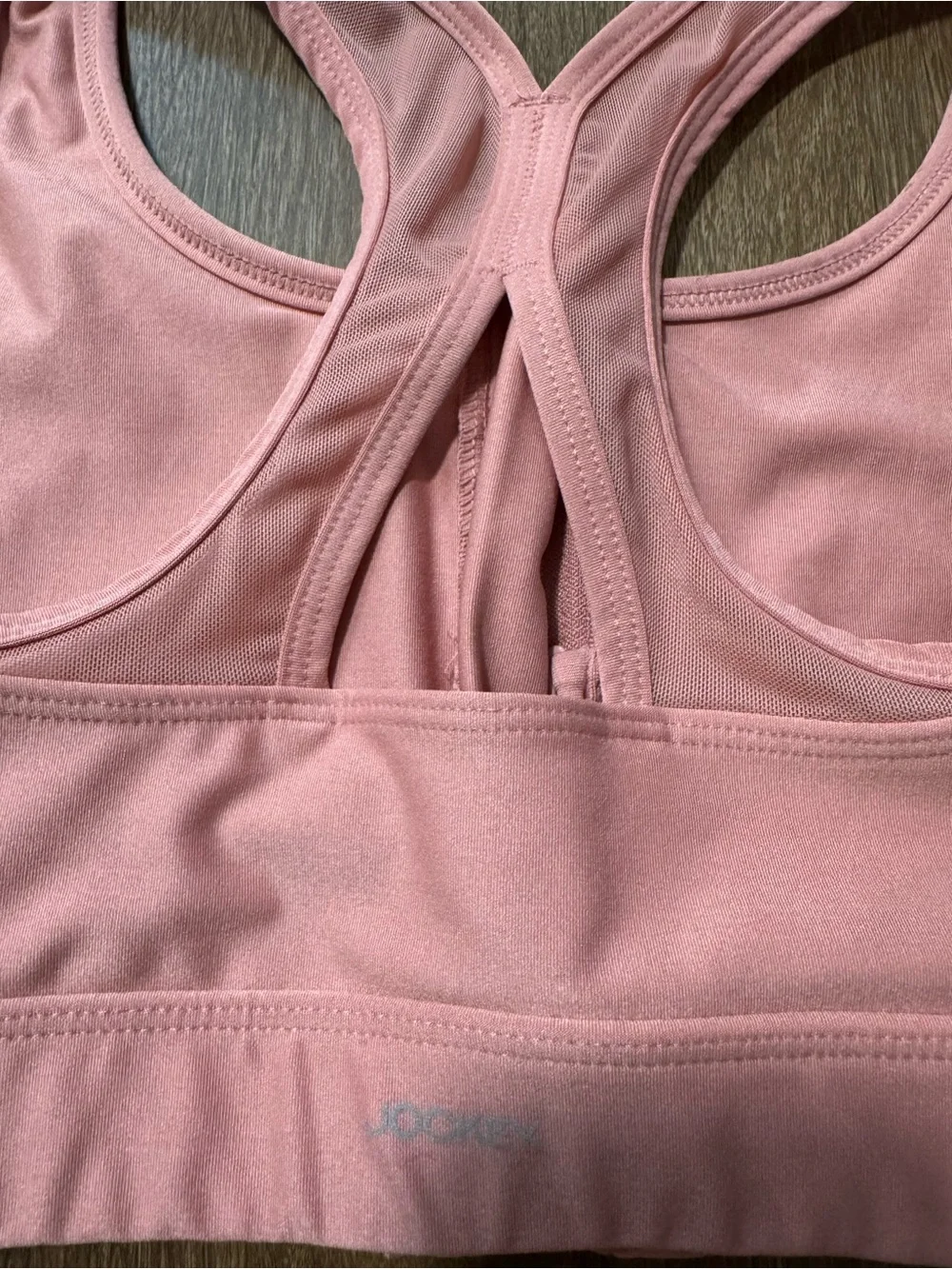 Jockey Sports Bra Front Zipper Pink Size Small